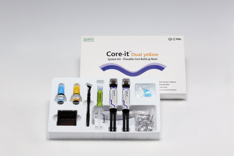 Spident - Core it Dual System Kit (10г Х 2шприца)