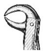 Щипцы № 86 B (777-149) для удаления моляров нижней челюсти