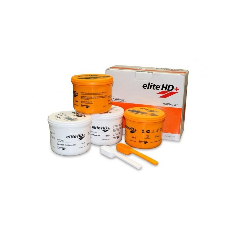 Elite HD+ Putty Soft Normal Set Economy Pack 4x450мл (База Софт Нормал,Эконом) Zhermack