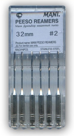 Mani - Pesso Reamers 28mm Ass 1-6 6шт. корневые дрильборы