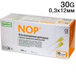 Иглы 12мм*30G (100шт) (NOP - Spident)