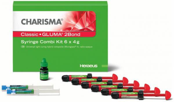 Харизма Классик - Charisma Classic Syr Combi kit (6 х 4г+Gluma 2Bond) (Heraeus Kulzer)