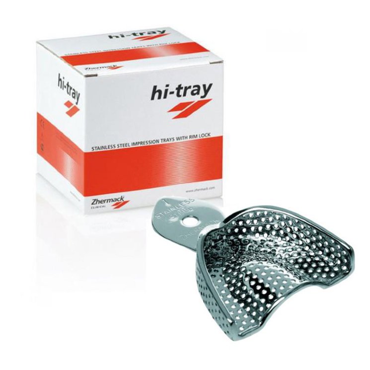 Hi-Tray Metal Kit of 8 Perforated Trays (4верх+4низ), №1,№2,№3,№4. (перфорированные) Zhermack