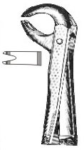 Щипцы №167 (777-161) для удаления моляров и премоляров нижней челюсти