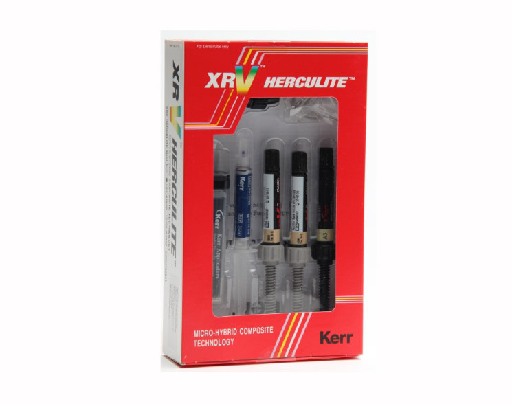 Геркулайт - Herculite XRV набор (Mini Kit): 3 шприца (по 5 г) эмаль А2, А3; дентин А3, Kerr