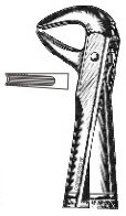 Щипцы №169 (777-163) для удаления клыков и премоляров нижней челюсти