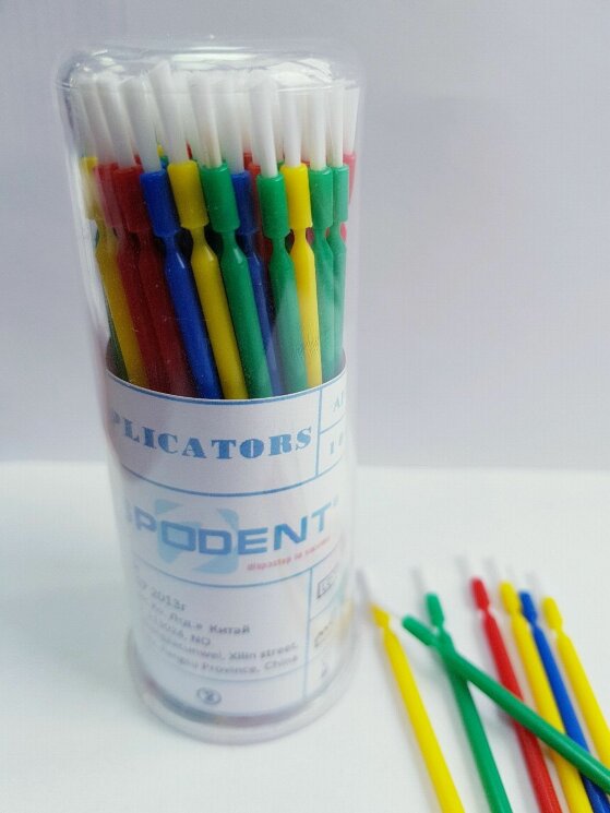 Кисточки-Аппликаторы Dispodent Brush Applicators (1004) 100шт.