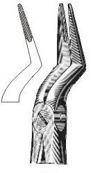 Щипцы №235 (777-165) для удаления корней верхней челюсти