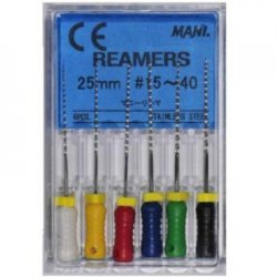 Mani - Reamer 25mm Ass 15-40 6шт. дрильборы ручные