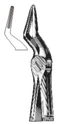 Щипцы № 51 A (777-130) для удаления корней верхней челюсти