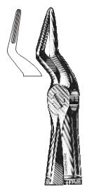 Щипцы № 51 A (777-130) для удаления корней верхней челюсти