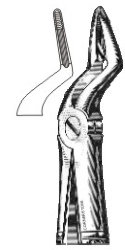 Щипцы № 51 C (777-131) для удаления корней верхней челюсти
