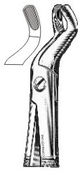 Щипцы № 67 (777-136) для удаления зубов мудрости верхней челюсти