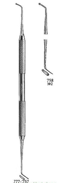 Гладилка шаровидная дистальная №2 (758) 1шт.