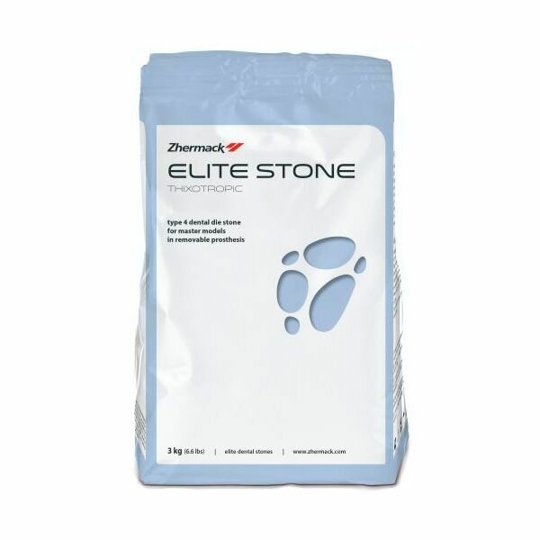 Elite STONE гипс IV класс 3кг BROWN (коричневый), Zhermack 